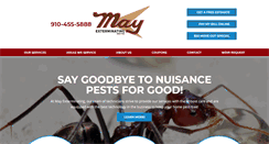 Desktop Screenshot of mayexterminating.com